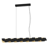 Eglo Lighting Indoor Pendants Altagracia LED Pendant Light 44w Black/Gold IN STOCK Typically dispatched within Lights-For-You 390032 9008606220991
